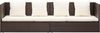 vidaXL Garten-Sofabett mit Kissen Poly Rattan Braun 49392 Bild 5