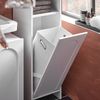 SoBuy BZR161-W Wäscheschrank, MDF, Lackiert, Weiß, 30 x 97 x 30 cm Bild 4