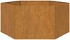 vidaXL Pflanzkübel Rostig 90x90x45 cm Cortenstahl 823676 Bild 5