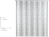 WENKO SAMOA Duschvorhang 180 x 200 cm, Weiß/Grau Bild 2