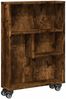 vidaXL Aufbewahrungswagen Schmal Räuchereiche 48x13x68cm Holzwerkstoff 855227 Bild 2