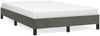 vidaXL Bettgestell ohne Matratze Dunkelgrau 120x190 cm Samt 3269626 Bild 2