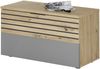 Schuhbank >Melisande< in Artisan Eiche Nachbildung - 85x45x38cm (BxHxT) Bild 2