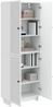 vidaXL Schrankset 2 pcs Hochglanz Weiß 66 x 34,5 x 90 cm Holzwerkstoff 3416362 Bild 2