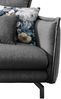 Polsterecke >Launce< verstellbare Armlehnen, Zier-Wendekissen, asche - 255x94x180cm (BxHxT) Bild 4