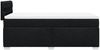 vidaXL Boxspringbett mit Matratze Schwarz 80x200 cm Stoff 3285724 Bild 5