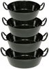Riess Schnitzel- Backofenpfanne Ø34cm Servierpfanne mit 2 Griffen schwarz Emaille Bild 3