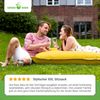 Green Bean® Sitzsack, waschbar, Polyester-PVC-Stoff, Gelb, 140x180 cm, 380 Liter Bild 4
