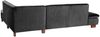 Ecksofa mit Ottomane rechts Kaye Bezug Samtvelours Buche nussbaum dunkel / schwarz 23082 Bild 3