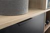 AX LIVING Garderobe Flur Milanoir 100 cm Spiegel Artisan Eiche/Schwarz Bild 5