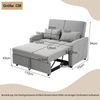 2-Sitzer Schlafsofa B 127 x T 75 x H 94 cm mit Schlaffunktion und verstellbarer Rückenlehne Bild 5