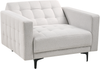 Sessel ABERDEEN Stoff Hellgrau Bild 4