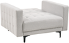 Sessel ABERDEEN Stoff Hellgrau Bild 5