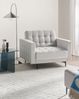 Sessel ABERDEEN Stoff Hellgrau Bild 3