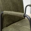 Bronx71 Esszimmerstuhl Mila mit Rollen Eco-Leder olivgrün Bild 5