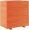 vidaXL Pflanzkübel Wachsbraun 70x40x72,5 cm Massivholz Kiefer 3282591 Bild 2