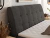 Boxspringbett DAGOS 180 x 200 cm mit Kopfteil, Lattenrost und Stauraum – Doppelbett mit Matratze & Topper T25 , stabile Konstruktion, Bettkasten, modernes Design - Dunkelgrau Velvet - H4 Bild 3
