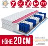 Matratze 80x200 cm Taschenfederkern H3 CANIS Visco HR-Schaum 7 Zonen Höhe 20 cm Bild 3