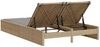 vidaXL Doppel-Sonnenliege mit Auflagen Beige Poly Rattan 368631 Bild 5