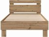 vidaXL Bettrahmen mit LED Artisan-Eiche 90 x 200 cm Holzwerkstoff 863796 Bild 5