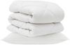 vidaXL Bettdecke mit Kissen 2 pcs Weiß Mikrofaser 3376664 Bild 2