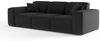Sofa Designersofa CELES 3-Sitzer in Stoff Opera Velvet Kupferbraun Bild 5