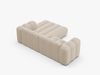 Micadoni Modulares Ecksofa Lupine 3-Sitzer Rechts Boucle Baloo Beige Bild 4