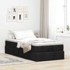 vidaXL Ottoman-Bett mit Matratze Schwarz 100x200 cm Stoff 3311087 Bild 3