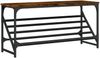 vidaXL Schuhregal Räuchereiche 90x30x45 cm Holzwerkstoff 833420 Bild 2