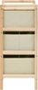vidaXL Korb-Kommoden 2 Stk. mit 3 Stoffkörben Zedernholz Beige 276231 Bild 5