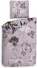 Heckett & Lane Mako-Satin Bettwäsche 135x200 Samia pink Rosen Blumen rosa blau grau Bild 2