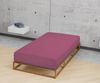 biberna Jersey-Elastic-Spannbetttuch 0077866, brombeer, 1x 90x190 cm - 100x220 cm Bild 3