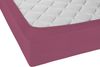 biberna Jersey-Elastic-Spannbetttuch 0077866, brombeer, 1x 90x190 cm - 100x220 cm Bild 2