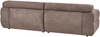 Sofa 3-Sitzer HOVDEN Stoff Braun Bild 5