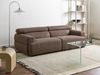 Sofa 3-Sitzer HOVDEN Stoff Braun Bild 3