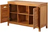 Vente-unique - PULUKAN Waschbeckenmöbel Holz, Platte Braun - B 50 cm x H 83 cm x L 130 cm Bild 3