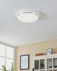 Eglo 900365 Deckenleuchte PINETTO Kunststoff weiss, chrom LED 18W 4000K H:6. 5cm Ø34cm Bild 2