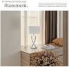 tectake Schreibtischlampe Tischleuchte Avina, modernes Design, 60W, Stabil, nicht relevant, Charmante Tischleuchte in modernem Design Bild 3