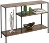 SoBuy FSB35-PF Konsolentisch Flur, Spanplatte, PVC-Furnier, Braun, 120 x 80 x 30 cm Bild 5
