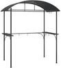 vidaXL Grillpavillon mit Seitenregalen Anthrazit 220x115x230 cm Stahl 360138 Bild 2