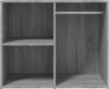 Kleiderschrank, Holzwerkstoff, grau/Sonoma, 80 x 40 x 65 cm Bild 3