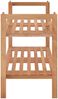 vidaXL Schuhregal 69x27x41 cm Massivholz Nussbaum 350361 Bild 4