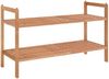 vidaXL Schuhregal 69x27x41 cm Massivholz Nussbaum 350361 Bild 2
