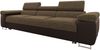 Schlafsofa Torezio III Bis mit Einstellbare Kopfstützen (Farbe: Soft 066 + Lux 03) Bild 2