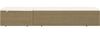 vidaXL Sonnenliege Poly Rattan Braun und Cremeweiß 310147 Bild 3