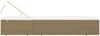 vidaXL Sonnenliege Poly Rattan Braun und Cremeweiß 310147 Bild 5