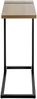 Beistelltisch >37100< in eiche, schwarz - 24x64x49cm (BxHxT) Bild 3