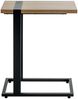 Beistelltisch >37100< in eiche, schwarz - 24x64x49cm (BxHxT) Bild 5