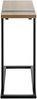 Beistelltisch >37100< in eiche, schwarz - 24x64x49cm (BxHxT) Bild 4