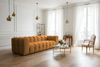 Sofaset Designersofa SOLVIE 4-4 in Stoff Moly Orange Bild 3